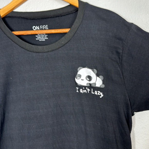 2X On Fire Top. I’m not lazy - Panda bear - Picture 3 of 7
